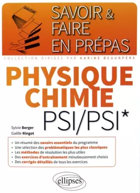 Couverture du produit · Savoir & Faire en Prépas Physique Chimie PSI/PSI*