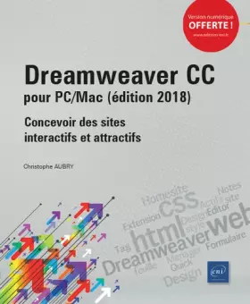 Couverture du produit · Dreamweaver CC pour PC/Mac : Concevoir des sites interactifs et attractifs