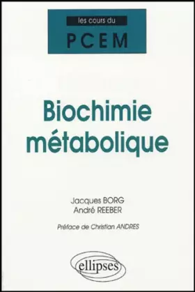 Couverture du produit · Biochimie métabolique