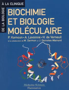 Couverture du produit · Biochimie et Biologie moléculaire