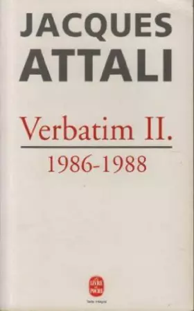 Couverture du produit · Verbatim 2 1986-1988