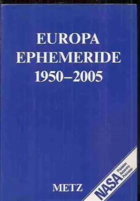 Couverture du produit · Europa Ephemeride 1950-2005