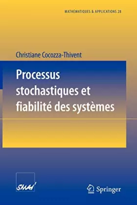 Couverture du produit · Processus stochastiques et fiabilité des systèmes