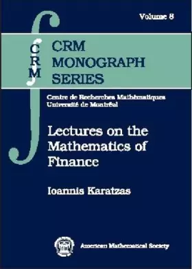 Couverture du produit · Lectures on the Mathematics of Finance (CRM Monograph Series)