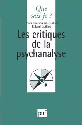 Couverture du produit · Les critiques de la psychanalyse, 3e édition