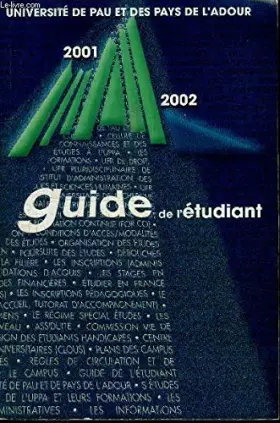 Couverture du produit · Guide de l'Expatrié 2001-2002