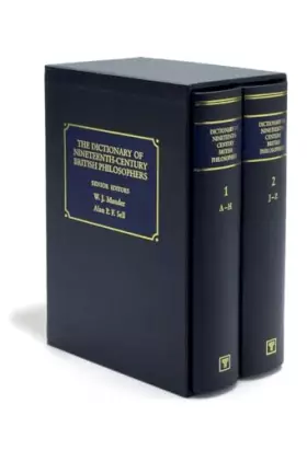 Couverture du produit · The Dictionary of Nineteenth-Century British Philosophers