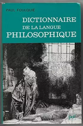 Couverture du produit · Dictionnaire de la langue philosophique