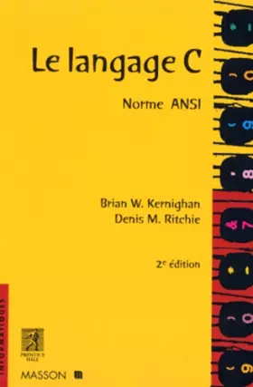 Couverture du produit · LE LANGAGE C. Norme ANSI, 2ème édition