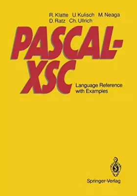 Couverture du produit · Pascal-XSC: Language Reference With Examples