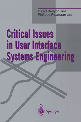Couverture du produit · Critical Issues in User Interface Systems Engineering