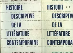 Couverture du produit · Histoire descriptive de la littérature contemporaine