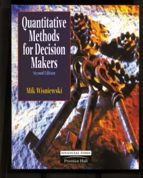 Couverture du produit · Quantitative Methods For Decision Makers Book and Disk