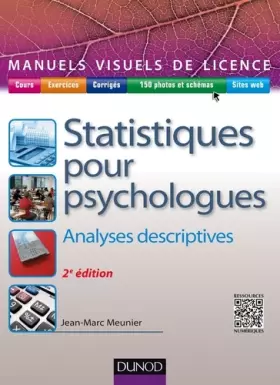 Couverture du produit · Manuel visuel de statistiques pour psychologues - 2ed - Analyses descriptives