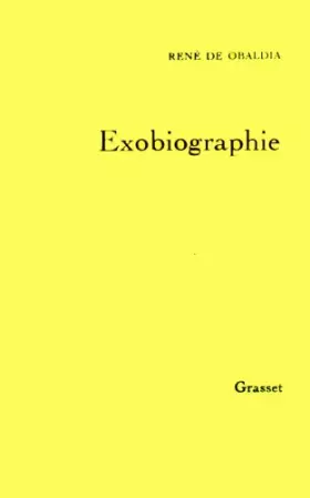 Couverture du produit · Exobiographie: Mémoires