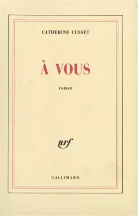 Couverture du produit · À vous