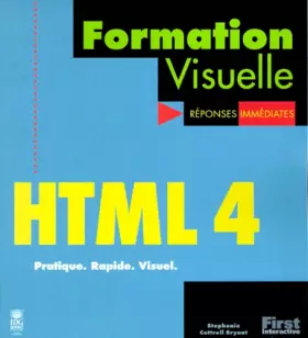 Couverture du produit · HTML 4, Formation visuelle