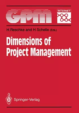 Couverture du produit · Dimensions of Project Management: Fundamentals, Techniques, Organization, Applications