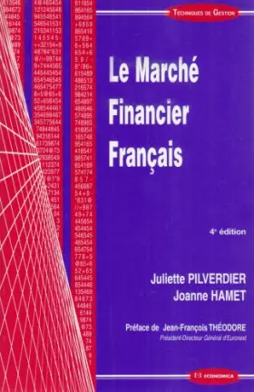 Couverture du produit · LE MARCHE FINANCIER FRANCAIS 4E EDITION