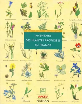 Couverture du produit · Inventaire des plantes protegées en france