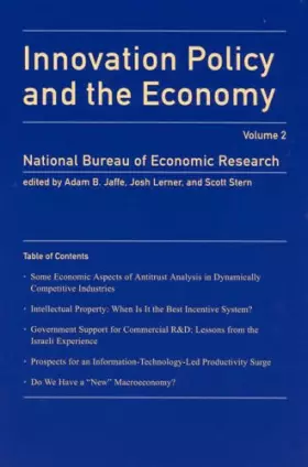 Couverture du produit · Innovation Policy and the Economy: v. 2 (Nber Innovation Policy and the Economy Series)