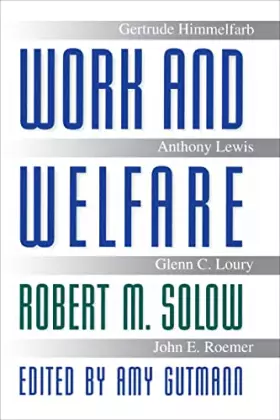 Couverture du produit · Work And Welfare