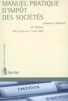 Couverture du produit · Manuel pratique d'impôt des sociétés