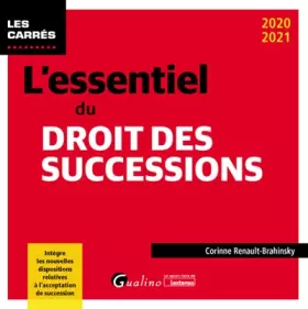 Couverture du produit · L'essentiel du droit des successions