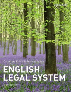 Couverture du produit · English Legal System