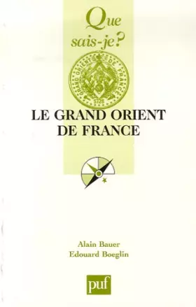 Couverture du produit · Le Grand Orient de France