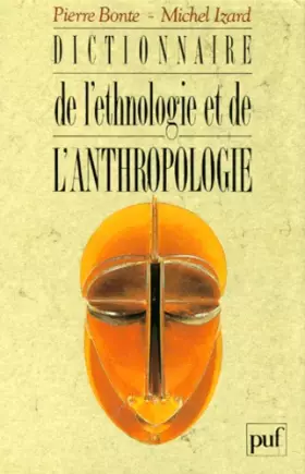Couverture du produit · Dictionnaire d'ethnologie et anthropologie