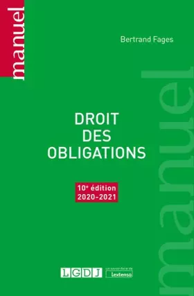 Couverture du produit · Droit des obligations (2020-2021)