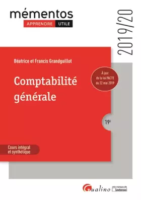 Couverture du produit · Comptabilité générale: Principes de la modélisation comptable -Analyse comptable des opérations courantes et de fin d'exercice 