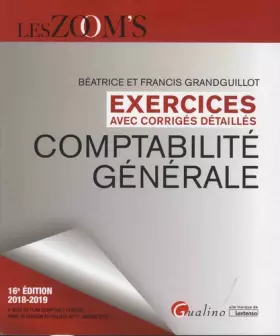 Couverture du produit · Comptabilité générale : Exercices avec corrigés détaillés