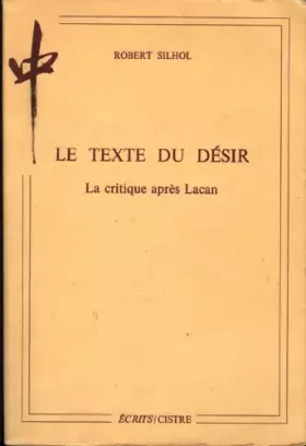 Couverture du produit · Le texte du desir : la critique après lacan