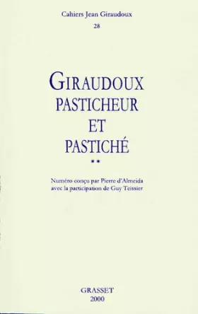 Couverture du produit · Cahiers : Jean Giraudoux, tome 28