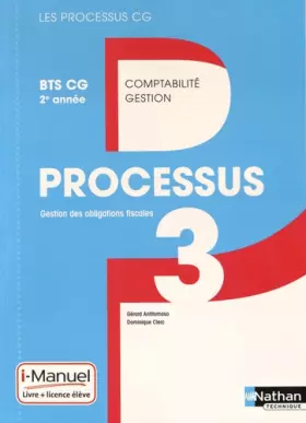Couverture du produit · Processus 3 BTS CG 2e année