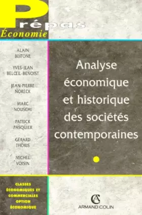 Couverture du produit · Analyse économique et historique des sociétés contemporaines : Analyse économique et historique des sociétés contemporaines