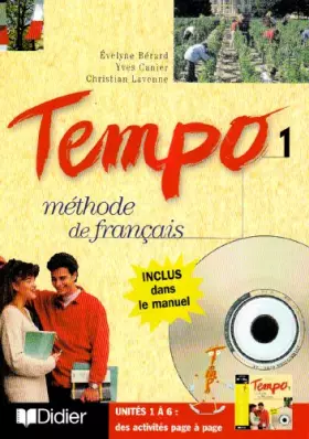 Couverture du produit · Tempo, 1 (Cd Rom de l'élève, Livre de l'élève)