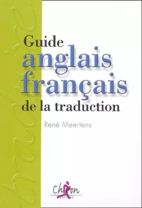 Couverture du produit · Guide anglais français de la traduction