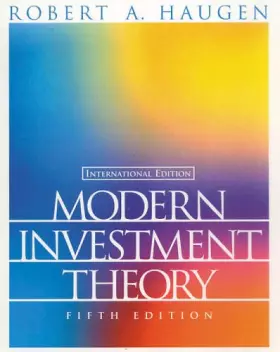 Couverture du produit · Modern Investment Theory (International Edition)