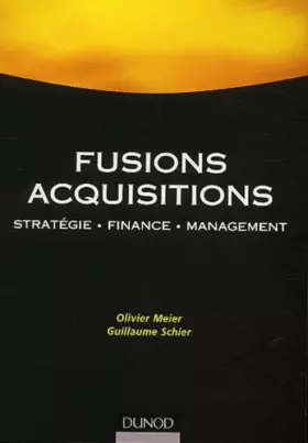 Couverture du produit · Fusions Acquisitions : Stratégie - Finance - Management
