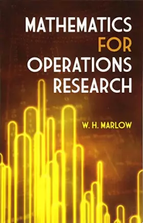 Couverture du produit · Mathematics for Operations Research
