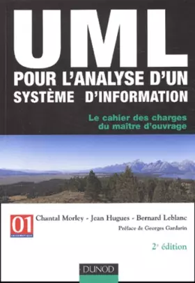 Couverture du produit · UML pour l'analyse d'un système d'information - Le cahier des charges du maître d'ouvrage