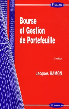 Couverture du produit · Bourse et Gestion de Portefeuille, 3e ed.