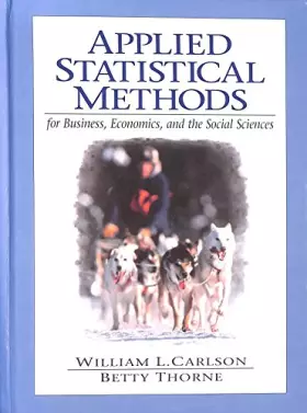 Couverture du produit · Applied Statistical Methods: For Business Economics, and the Social Sciences
