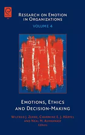 Couverture du produit · Emotions, Ethics and Decision-Making