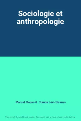 Couverture du produit · Sociologie et anthropologie