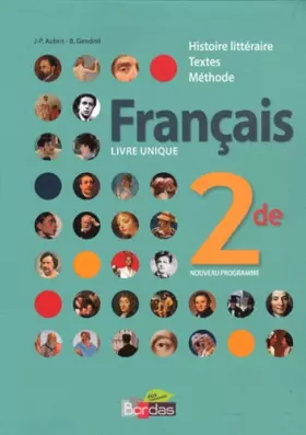 Couverture du produit · Français Livre unique 2de  Manuel de l'élève Grand format