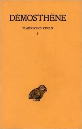Couverture du produit · Plaidoyers civils, tome 1 : Discours XXVII-XXVIII